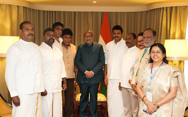 India Vice President Sri Lanka visit, CP Radhakrishnan Sri Lanka, India Sri Lanka relations 2026, Indian VP Sri Lanka historic visit, 
Radhakrishnan Colombo visit